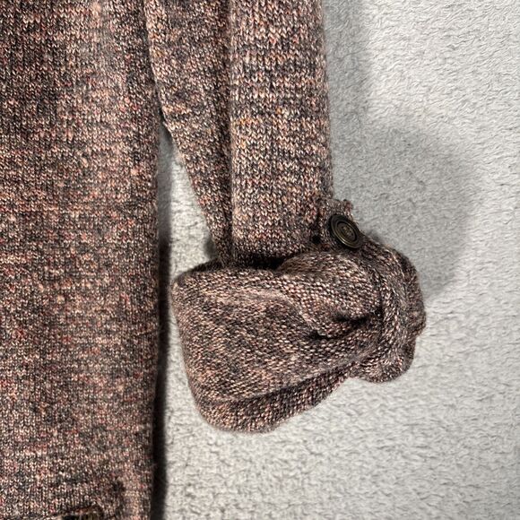 Bke Long Cardigan Sweater Women’s Size L Rust Brown Professor Academia Teacher - Picture 7 of 14